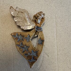 Angel Brooch with Stars